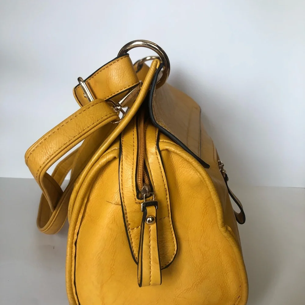 Yellow satchel/crossbody bag